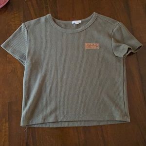 Ribbed ‘Reckless’ shirt